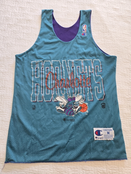 Champion Other - Vintage 90s Champion Charlotte Hornets Practice Jersey Men's Size M Made in USA